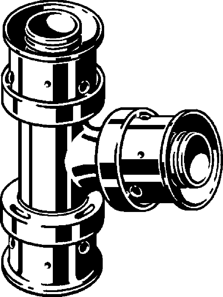 Viega Smartpress/Pexfit Pro T-piece | Viega