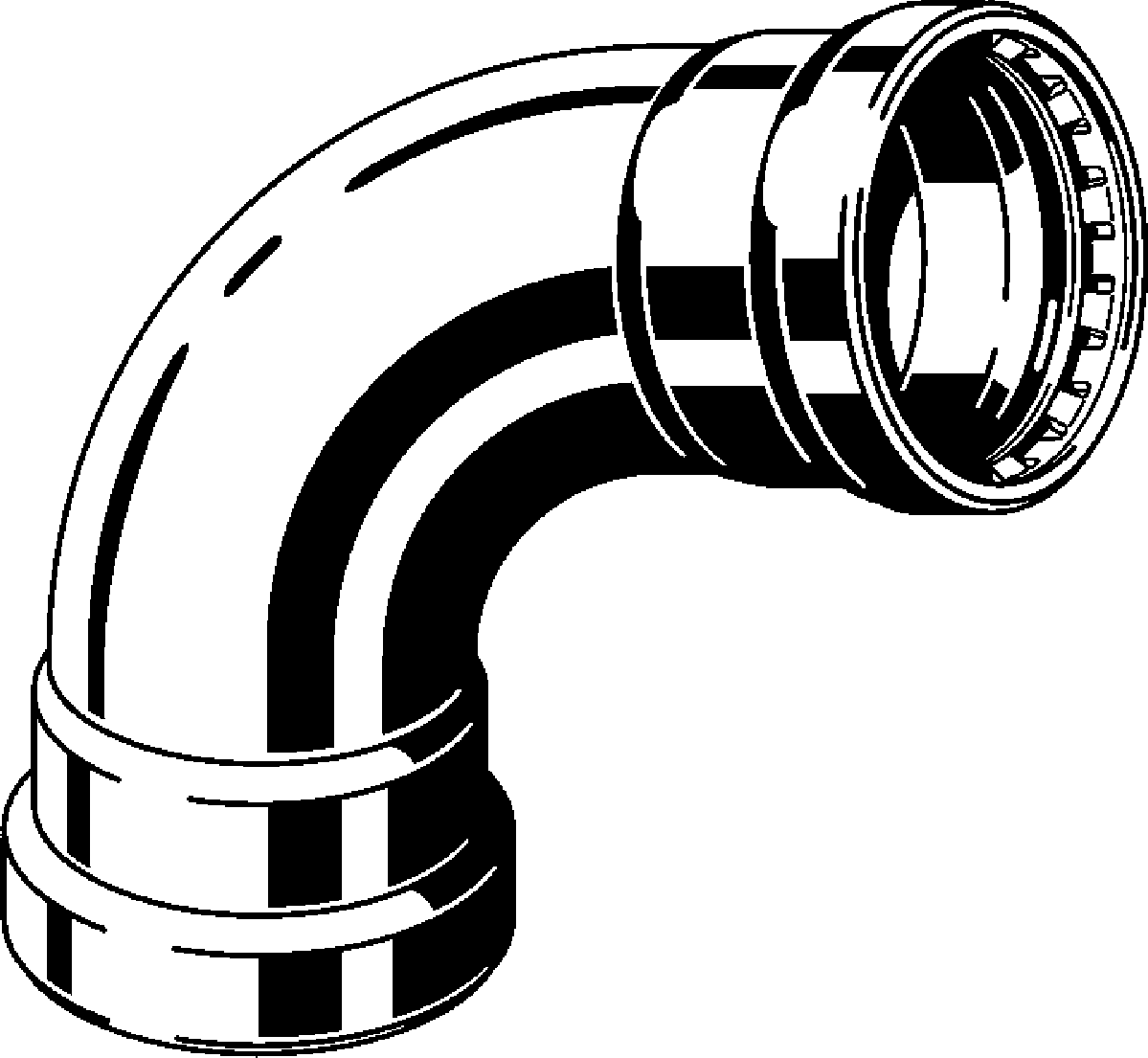 Viega MegaPressG coude 90° | Viega