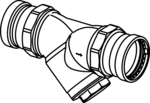 Viega ProPress wye strainer - 2 of 3
