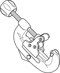 Ridgid tubing cutter