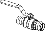 Viega ProPress 316 ball valve - 2 of 3