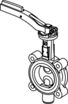 Viega MegaPress 316 butterfly valve - 2 of 3