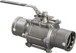 Viega MegaPress 316 3-piece ball valve - 1 of 3
