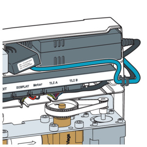 Trio E, WLAN-Modul, Kabel verlegen