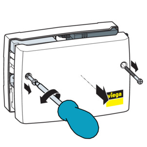 Trio E, WLAN-Modul, Gehäusedeckel abschrauben