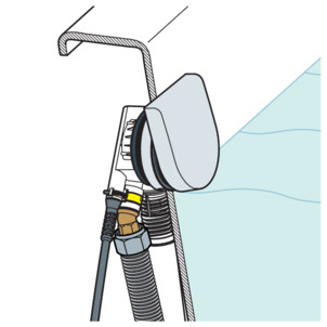 Multiplex Trio MT9, Wasserstandsanhebung einstellen, Anhebung aus