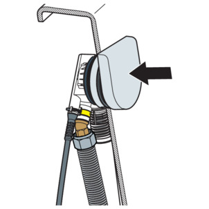 Multiplex Trio MT9, Ausstattungsset montieren, Drehrosette einsetzen