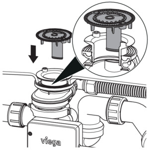Multiplex Trio F (Motor), Einlaufelement einsetzen