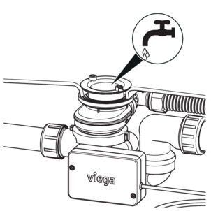 Multiplex Trio F (Motor), Ablauf reinigen, Ablaufgehäuse reinigen