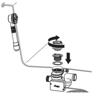 Multiplex Trio F (Motor), Ventiloberteil montieren