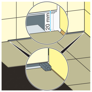 Shower channel, 4967.10, lay the floor tile