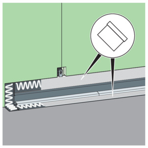 Shower channel, 4967.10, spread mounting adhesive