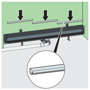 Shower channel, 4968.10, insert the site protection