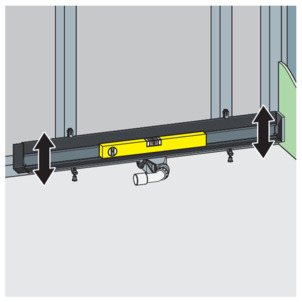 Shower channel, 4968.10, align horizontally.