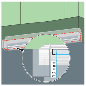 Shower channel, 4967.10, press on sealing tape strips