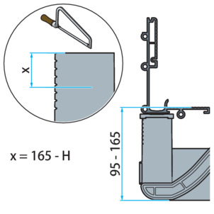 Shower channel, 4967.10, shorten the odour trap