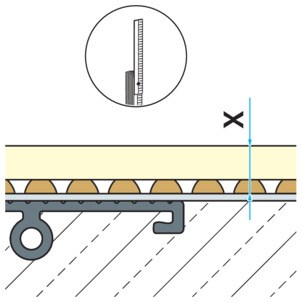 Shower channel, 4967.10, determine the height of the floor covering