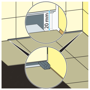 Shower channel, 4967.10, lay the floor tile