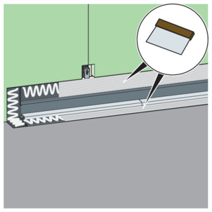 Shower channel, 4967.10, spread mounting adhesive