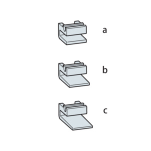 Shower channel, 4967.10, standing grate supports