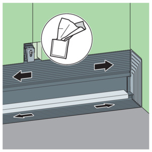 Shower channel, 4967.10, clean flange