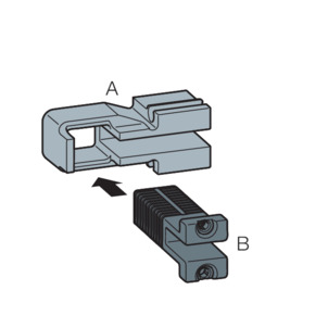 Shower channel, 4967.10, standing grate holder