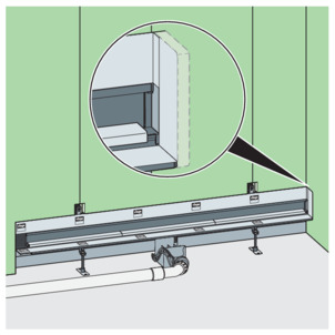 Shower channel, 4967.10, embed the shower channel into the plaster