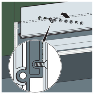 Shower channel, 4967.10, fasten the end strip