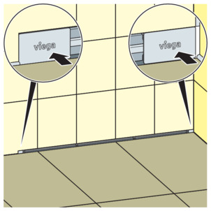 Shower channel, 4967.10, press on cover caps