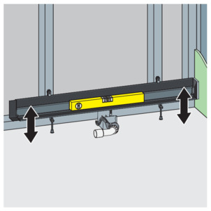 Shower channel, 4967.10, align horizontally.