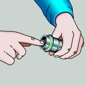 Sanpress Inox, check the condition of the press connector