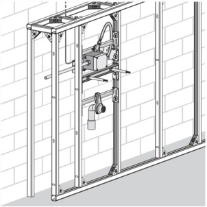 Urinal module, 8121.4, connect