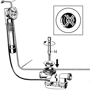 Multiplex, mount drain, secure valve top
