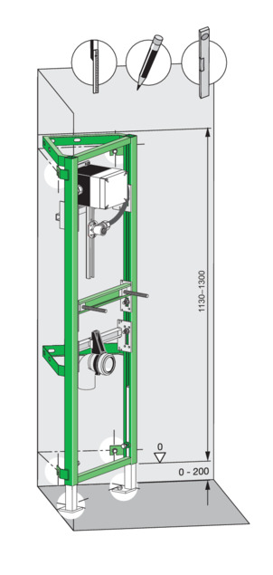 Élément d'angle pour urinoir, 8144, aligner
