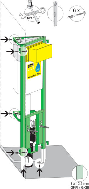 8141.2, habillage de l'élément pour WC