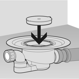Vidage, Advantix, mise en place du bouchon de protection