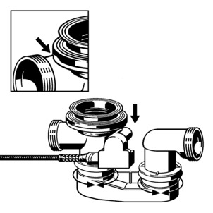 Multiplex, mount drain, place double seal