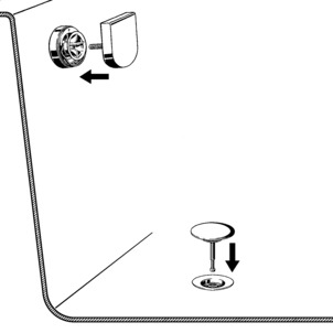 Equipment set M9, mount equipment set, fit rosette and valve cone
