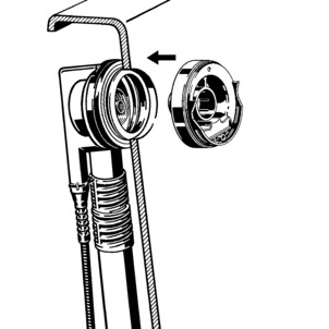 Multiplex M9, mount overflow unit, fit flange