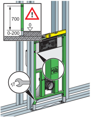 Models 8130.45 and 8130.2, secure feet