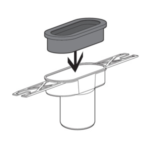 Drain connector, 4965.79, insert the seal