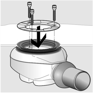 Tempoplex Plus, 6960, sifonlichaam plaatsen