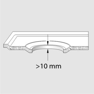 Tempoplex Plus, douchebak, 10 mm