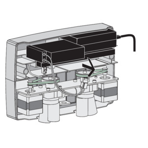 Multiplex Trio E, ta ut batteriet