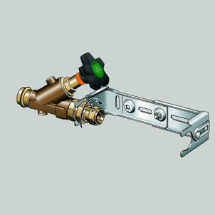 Easytop, 2230.15 Secure the slanted seat valve on the water meter bow