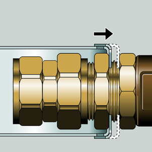 Easytop, 2230.15, outlet: Screw in lock nut