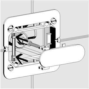Flush plate manual, 8331.2, mount actuator