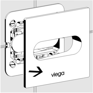 Flush plate manual, 8331.2, remove mount cover