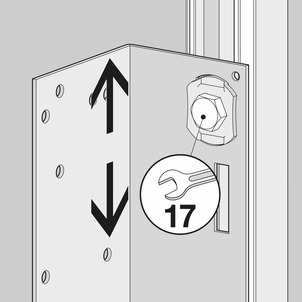 8068.3, fitting holder, tighten slot nut