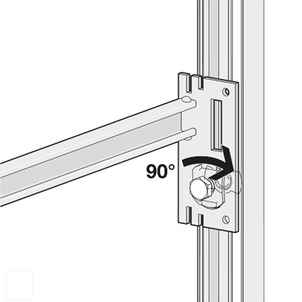 Steptec, attach module, secure slot nut
